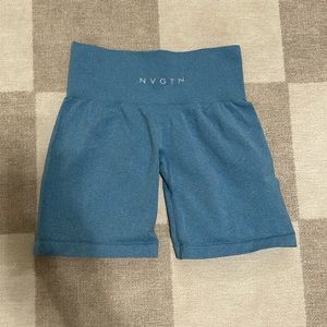 NVGTN Sky Blue Pro Seamless Shorts